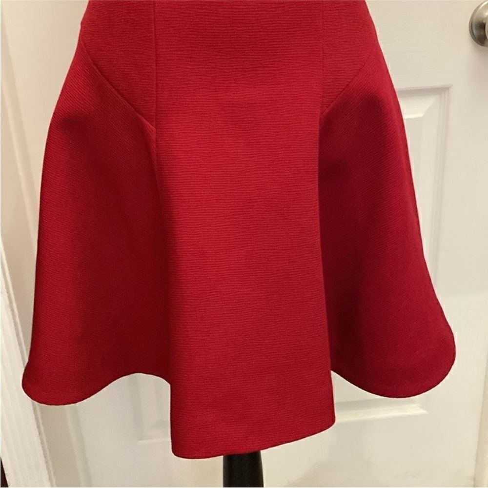 C/Meo Collective Chic One-Shoulder Red Dress with Ruffle Detail, S - Picture 8 of 13